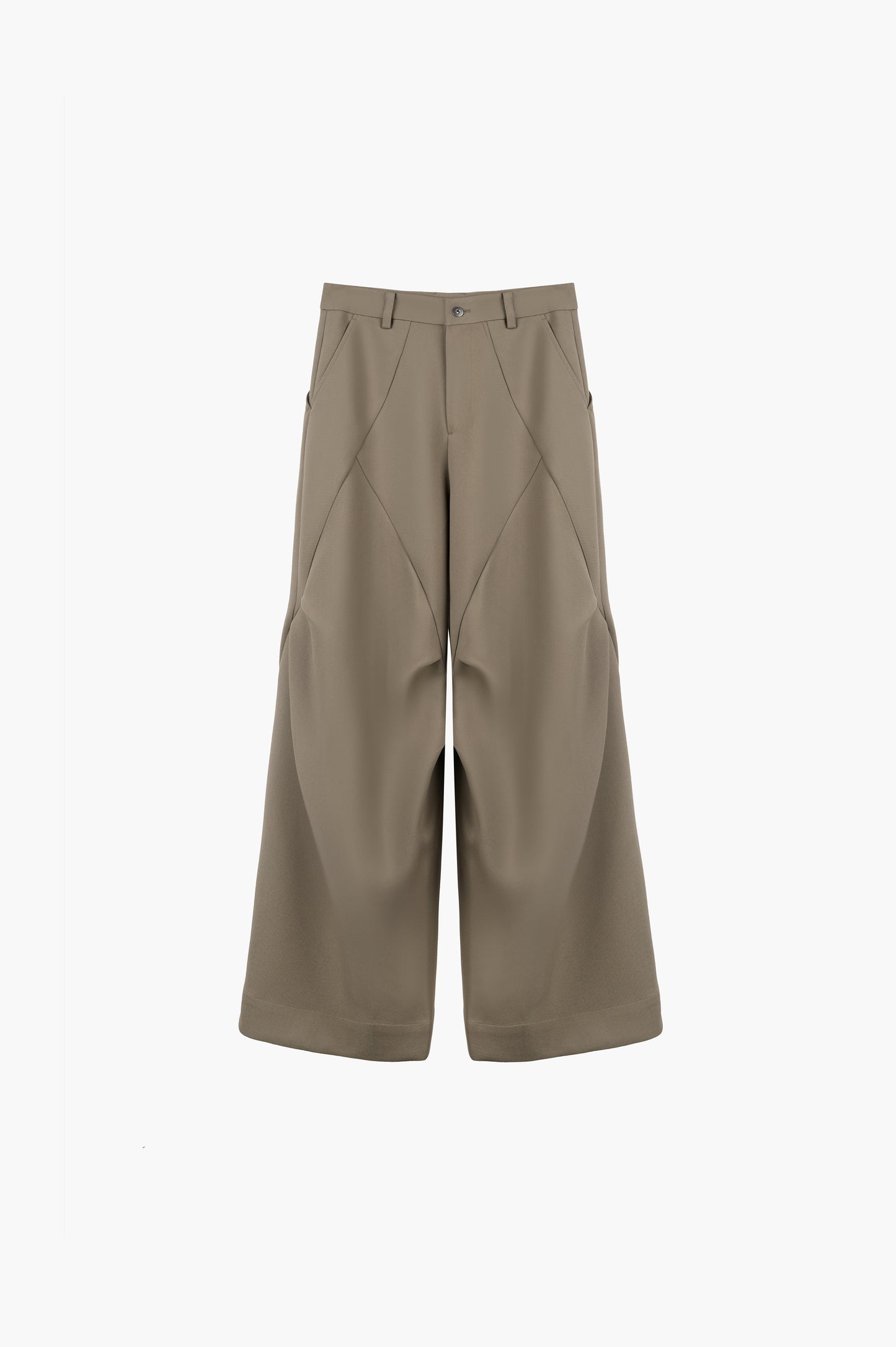 RHOMBUS WIDE LEG TROUSERS
