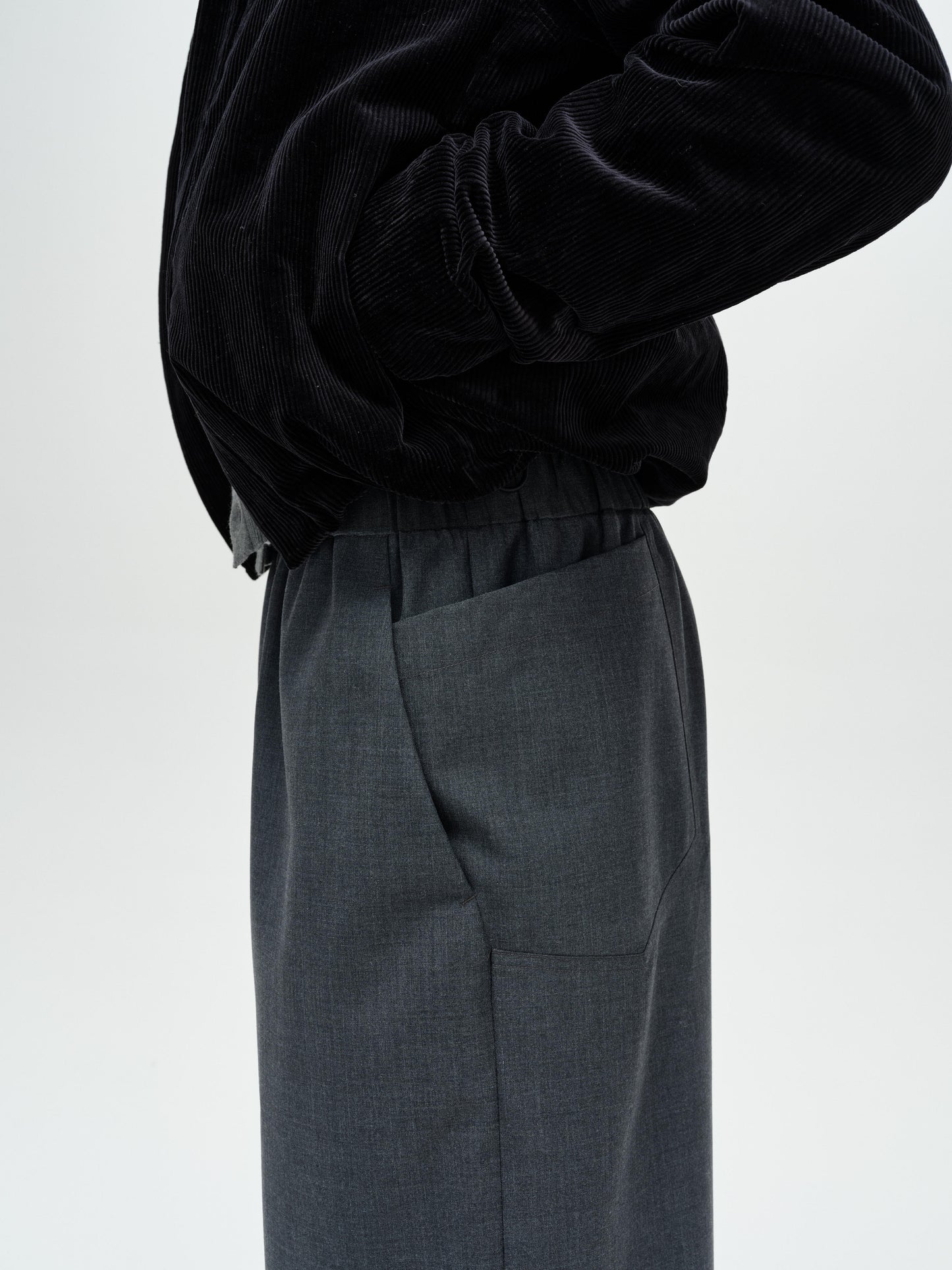FEATHER DRAWSTRING PANTS